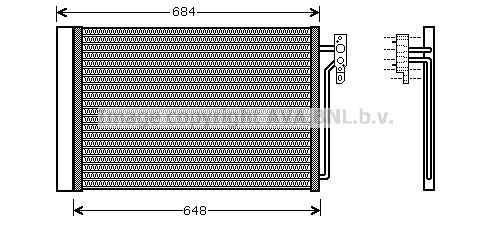 AVA QUALITY COOLING Lauhdutin, ilmastointilaite AU5182